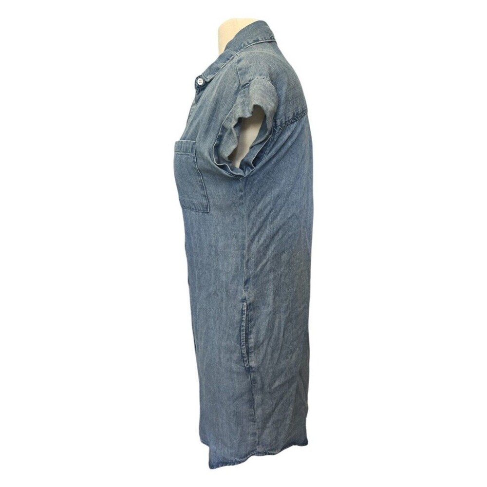 Velvet Heart Light Blue Denim Shirt Dress - XS - Picture 3 of 7